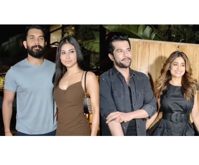 Shamita Shetty, Raqesh Bapat go on double date with Mouni Roy, Suraj Nambiar | Watch viral video here