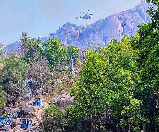 jharkhand-cable-car-accident-2-dead-32-rescued-till-now-rescue-ops-underway-to-evacuate-15-others-updates
