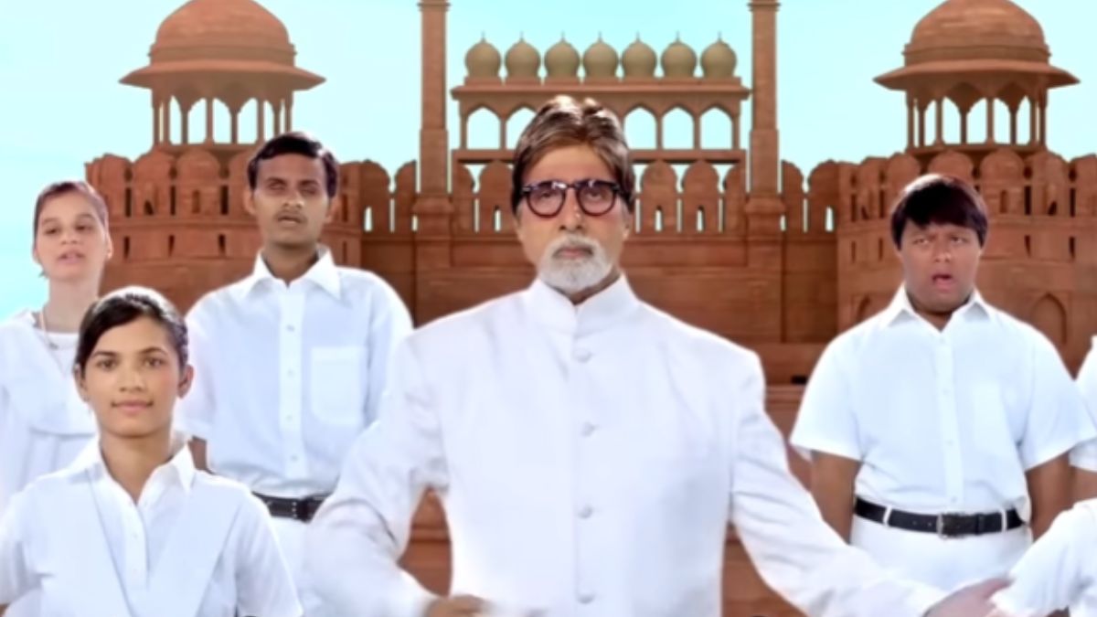 Amitabh Bachchan's Video Of Performing National Anthem With Specially-Abled Kids Wins Internet | Watch
