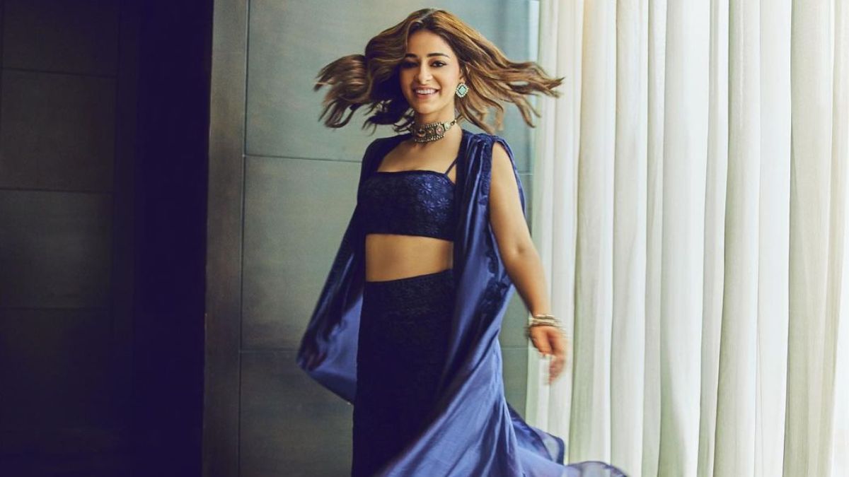 Ananya Panday Makes Heads Turn In Blue Ethnic Attire | See Pics 