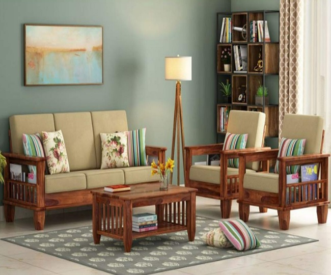 Wooden Sofa Set Decorate Your Living Room With These Classic And