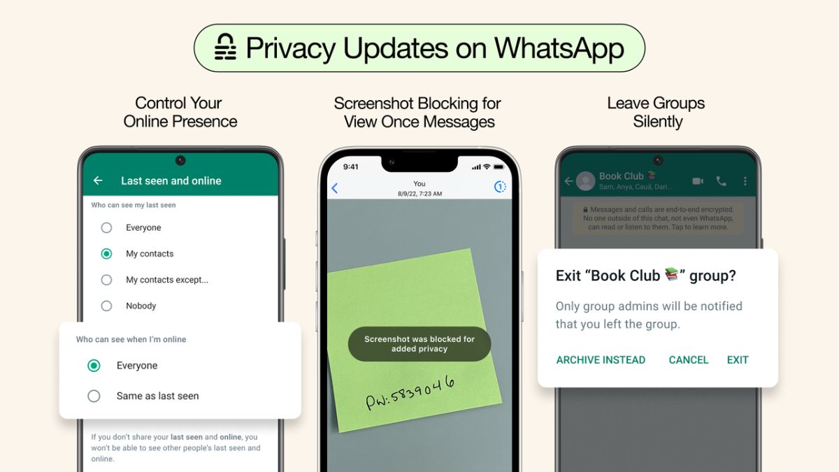 Hide Your Online Status And A Lot More With WhatsApp's Latest Updates | Details Here