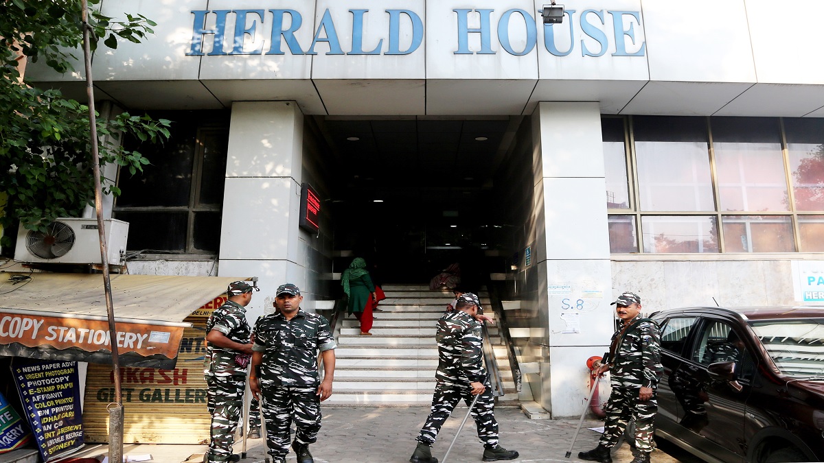 ED Seals Young Indian Office At Herald House Building Amid Money Laundering Probe