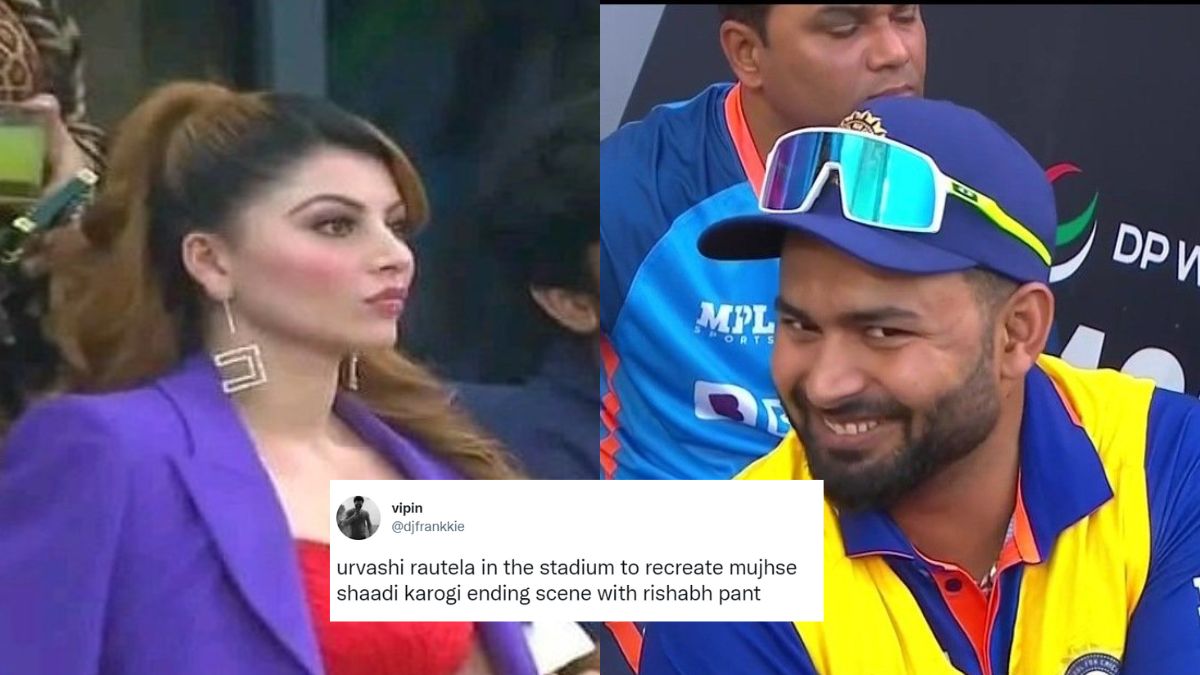 Rishab Pant's 'Evil Smile' Triggers Meme Fest As Urvashi Rautela Attends India Vs Pakistan Asia Cup Match