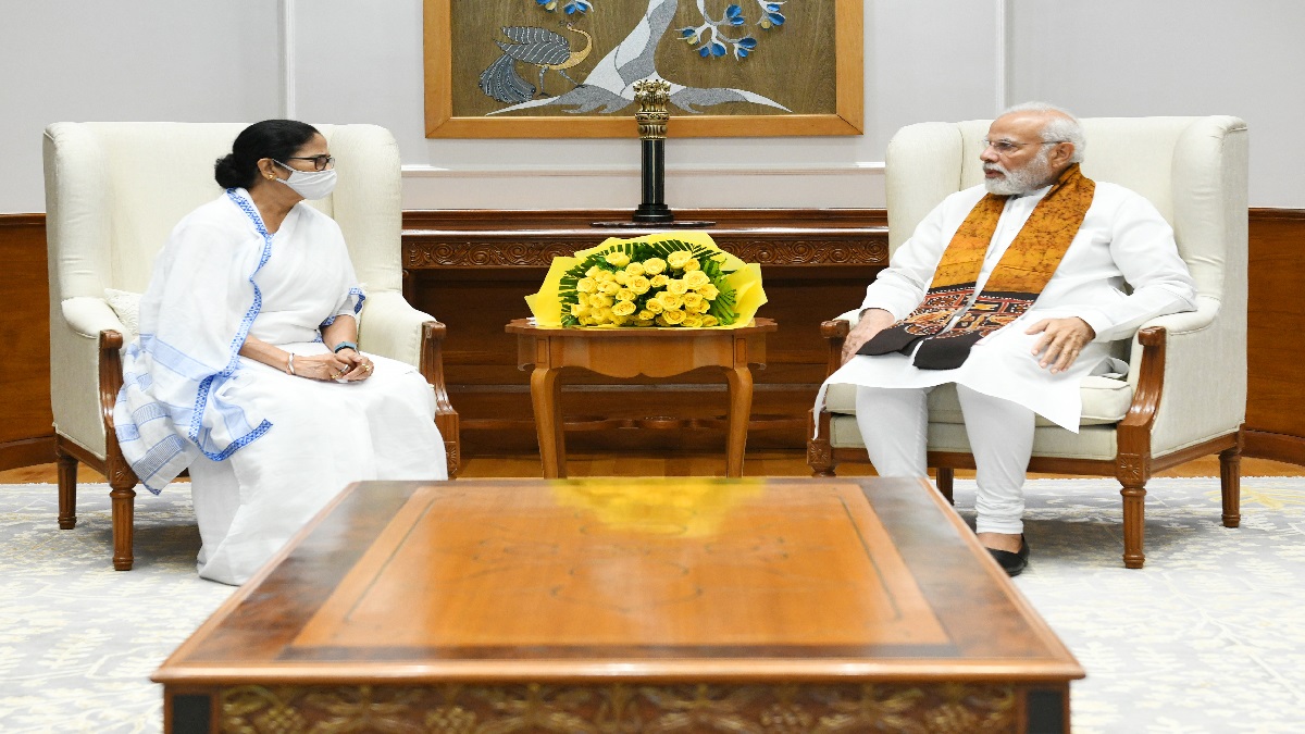West Bengal CM Mamata Banerjee Meets PM Modi In Delhi