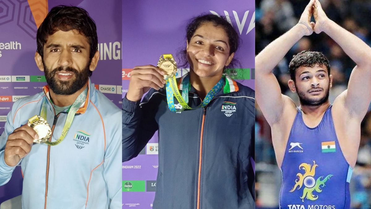 CWG 2022: Indian Wrestlers Win Six Medals On Day 8; Sakshi Malik, Bajrang And Deepak Punia Get Gold