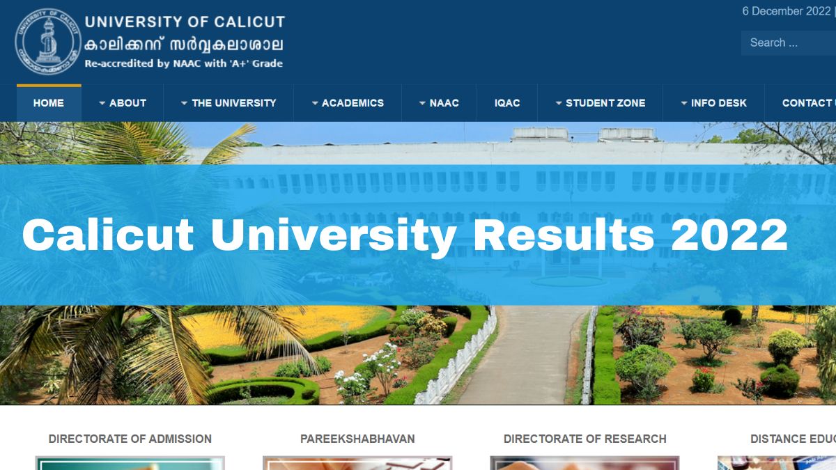 Calicut University Results 2022: Scorecards For 3rd And 8th Semester Exams Released; Here’s How To Check