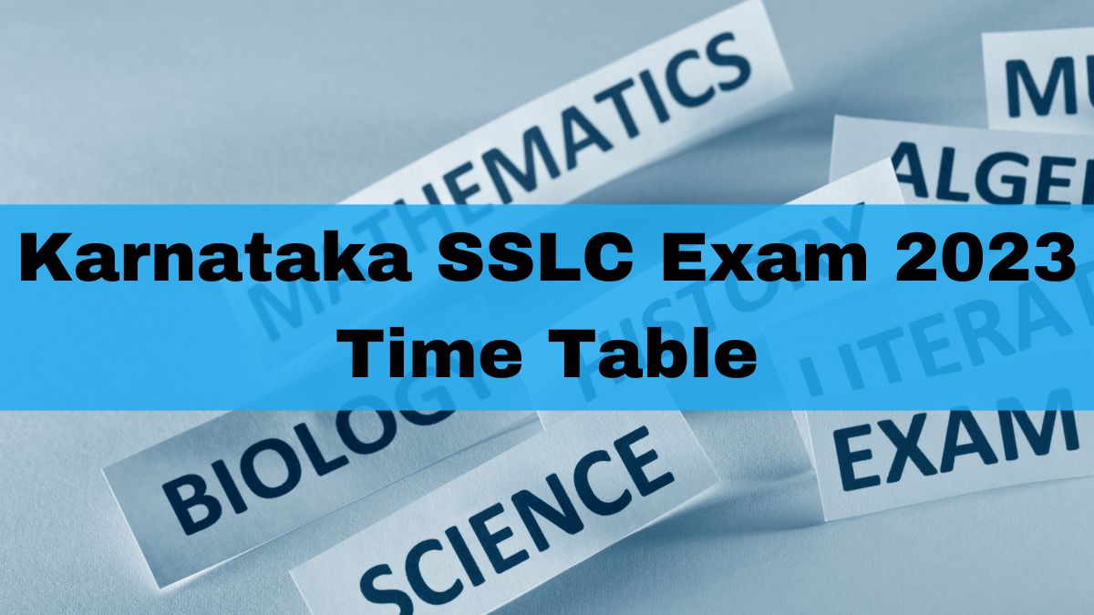 Karnataka SSLC Exam 2023 Time Table: Class 10 Exam Schedule Released At sslc.karnataka.gov.in; Check Here