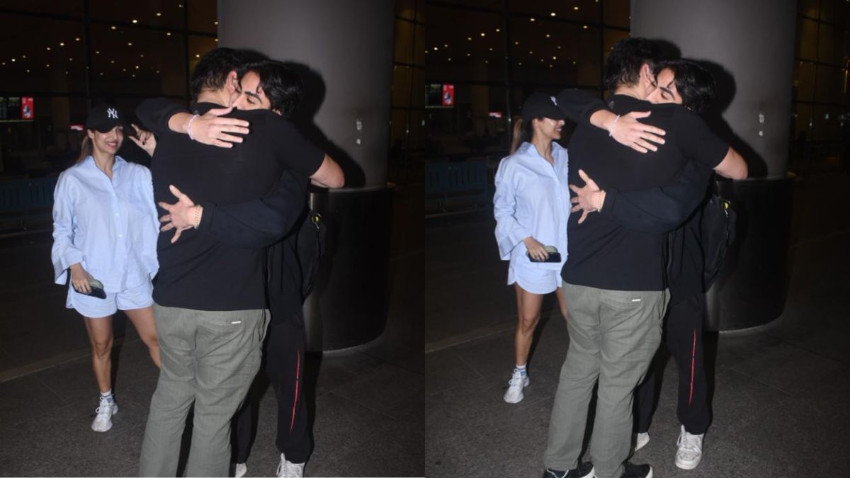 Malaika Arora Can't Stop Smiling As Arbaaz Khan And Son Arhaan Share A Sweet Hug | See Pics