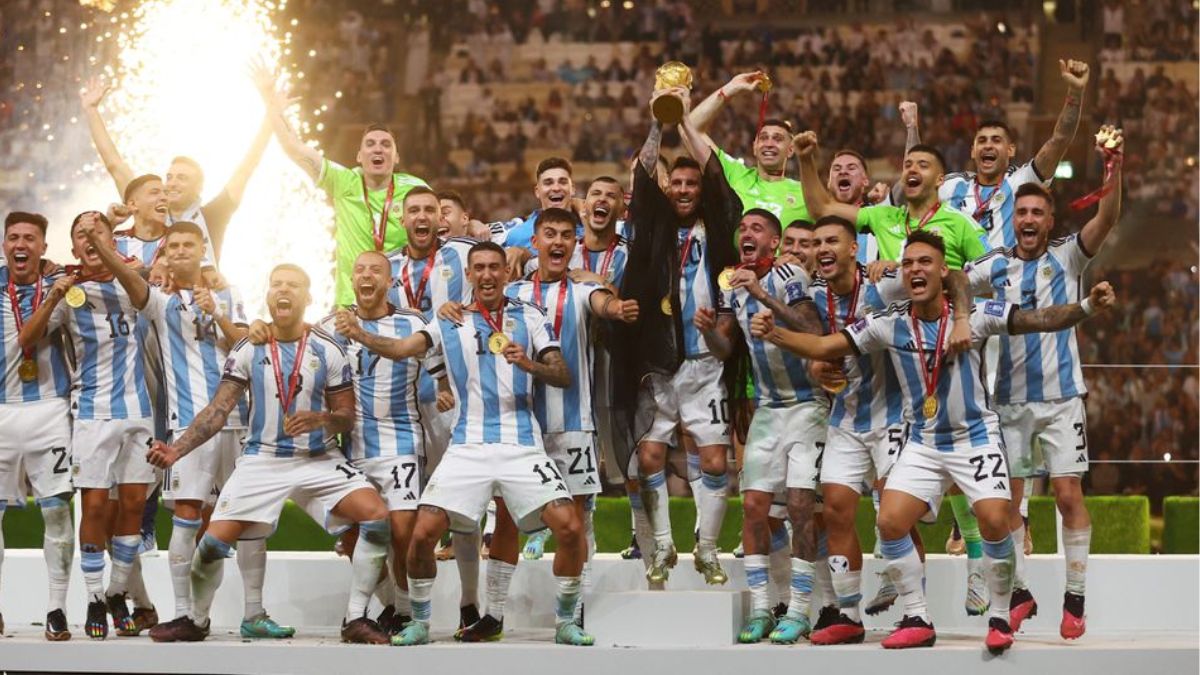 world cup presentation to argentina