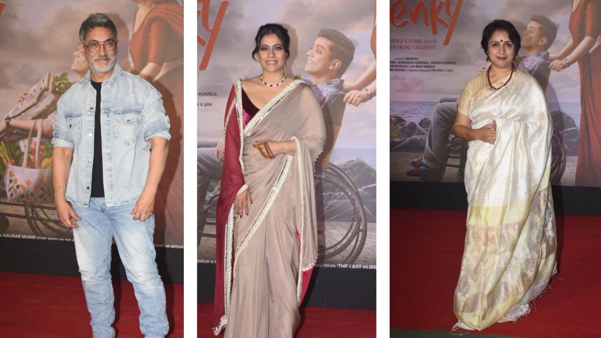 Salaam Venky: Kajol, Aamir Khan, Revathy And Other Bollywood Stars Arrive In Style For Premiere