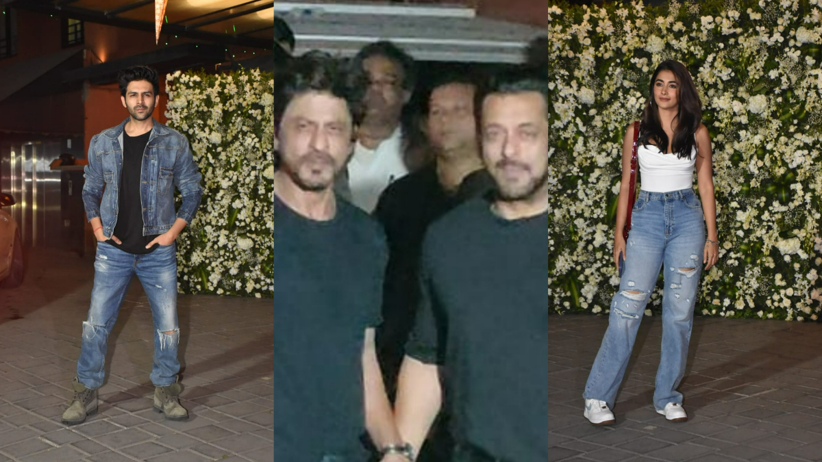 Salman Khan Birthday Bash: Shah Rukh Khan, Kartik Aaryan, Pooja Hegde And  Others Attend The Grand Party In Style | See Pics