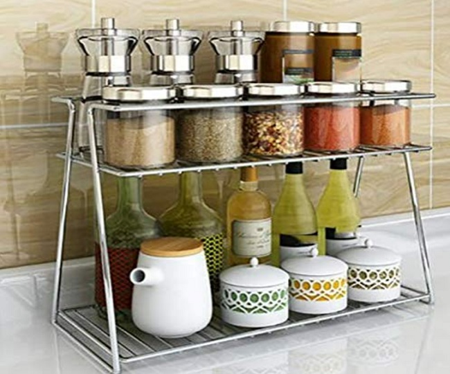Spacious Kitchen Rack For Better Storage And Keeping The Cooking Area