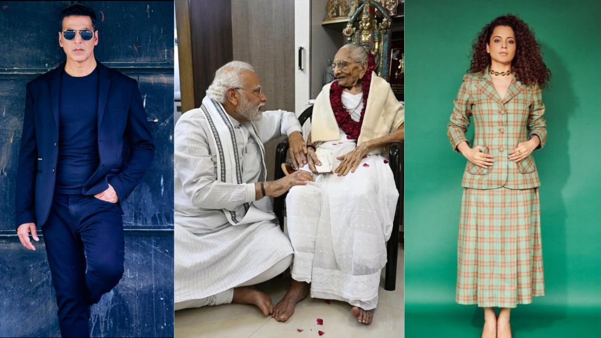 Kangana Ranaut To Akshay Kumar: Bollywood Celebs Mourn The Death Of PM Narendra Modi's Mother Heeraben Modi