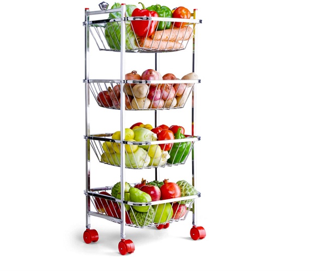 Spacious Kitchen Rack For Better Storage And Keeping The Cooking Area
