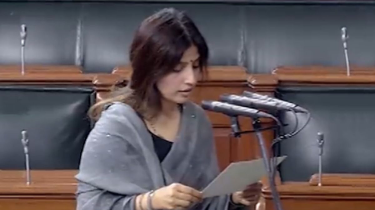 Up Bypoll Election 2022 Dimple Yadav Takes Oath As Mainpuris Mp 3799