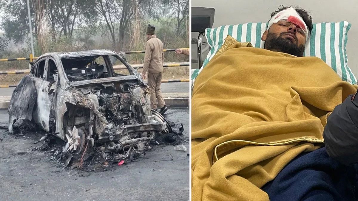 Rishabh Pant Car Accident: Cricketer Severely Injured After Car Collides With Divider, Catches Fire
