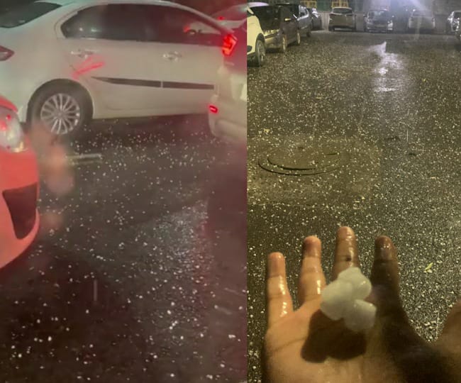 Delhi welcomes 'Hailstorm Friday' as heavy February rains stun the capital