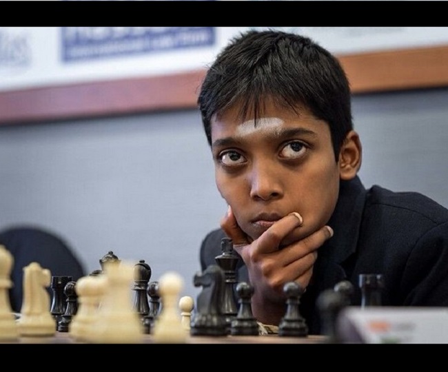 16-year-old Indian Grandmaster stuns World Champion Magnus Carlsen in Airthings Masters chess