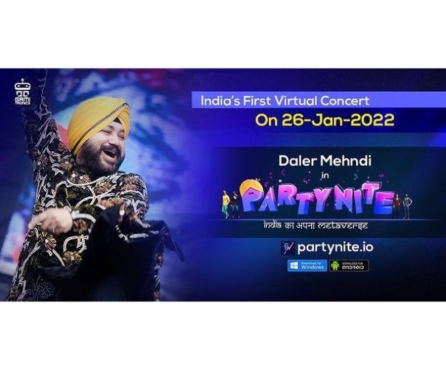 20 million viewers tuned in to watch India's first-ever Metaverse Concert  led by celebrated Indian Pop icon DALER MEHNDI - Digital Studio India