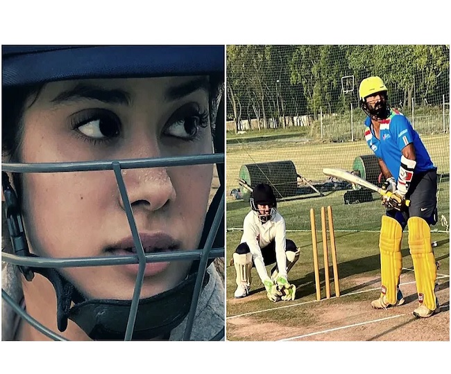 Janhvi Kapoor trains with Dinesh Karthik for 'Mr and Mrs Mahi', shares pics from cricket camp