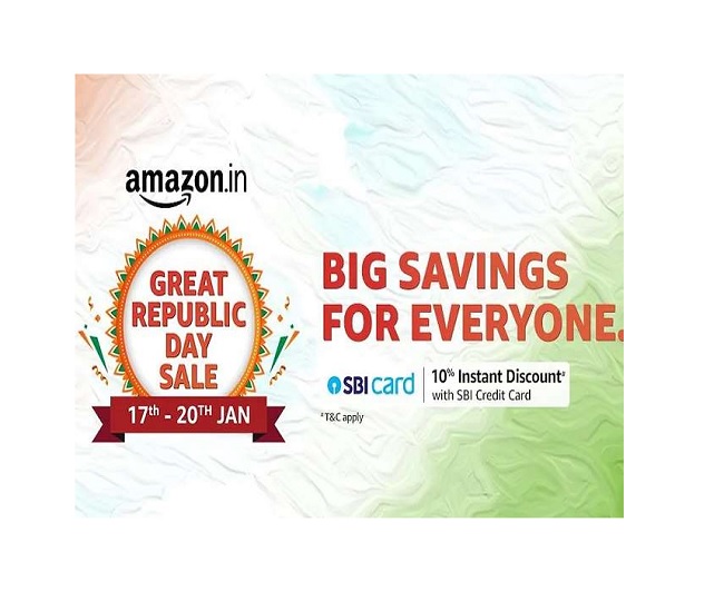 Amazon Great Republic Day Sale 2022: Avail bumper discounts, offers on mobile phones, electronics; check deals here