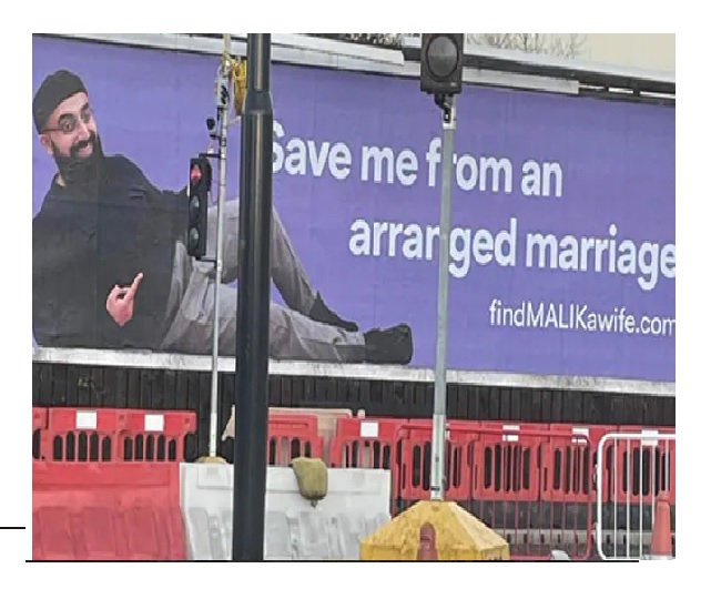 'Find MALIK a Wife': UK man advertises himself on street billboards for marriage
