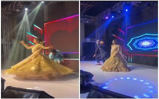 Mouni Roy-Suraj Nambiar Wedding: Newlyweds groove to 'Rowdy Baby' on sangeet | See pics and videos