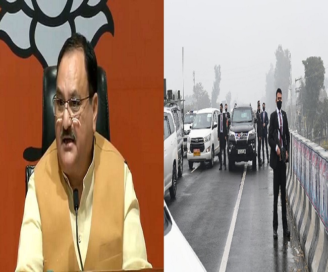 'Connivance with protesters': JP Nadda slams Punjab govt after security lapse during PM Modi's Ferozepur rally