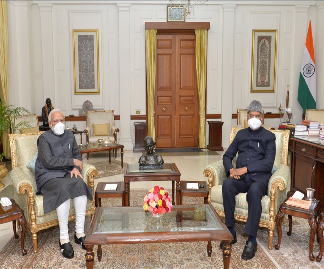 President Kovind meets PM Modi, expresses concern over security lapse in Punjab