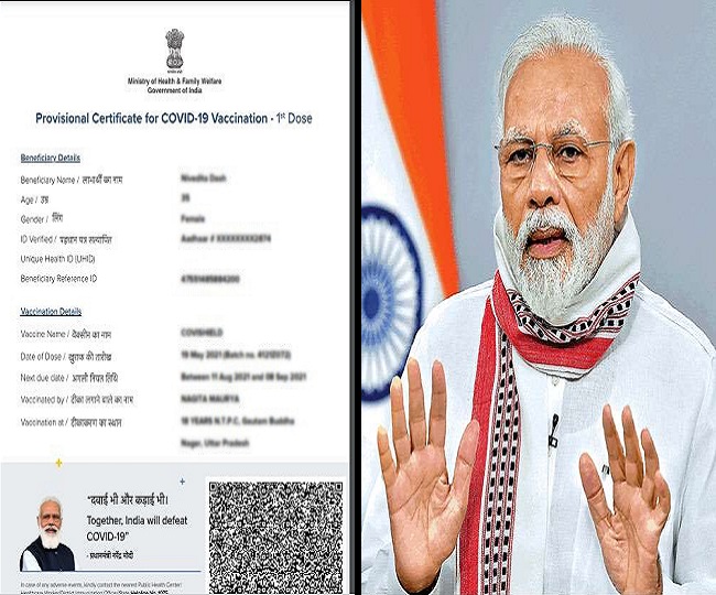 Covid vaccination certificates in 5 poll-bound states won't have PM Modi's photo