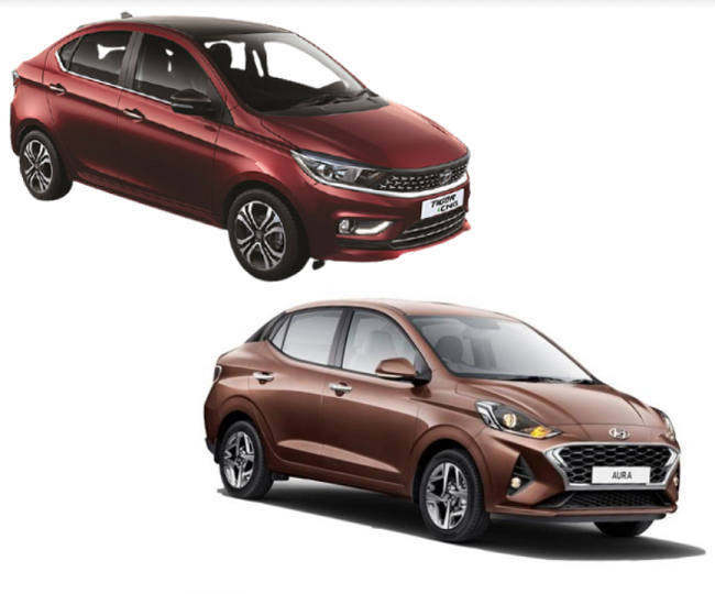 Tata Tigor CNG vs Hyundai Aura CNG: Price and engine specs compared