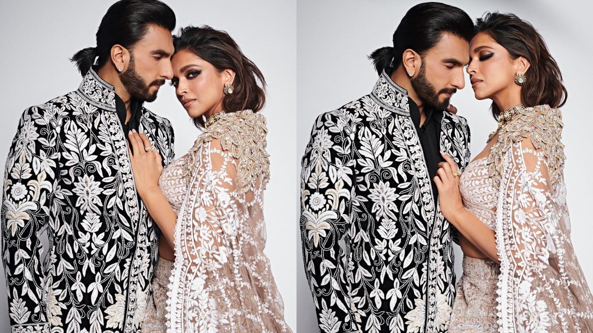 Deepika Padukone, Ranveer Singh Look Like A Royal Couple In Manish Malhotra's Outfits | See Pics