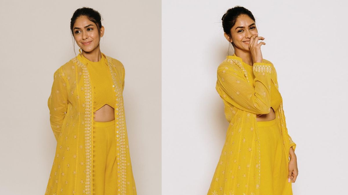 Mrunal Thakur In Yellow Ethnic Attire Is All About Elegance And Grace | See Pics