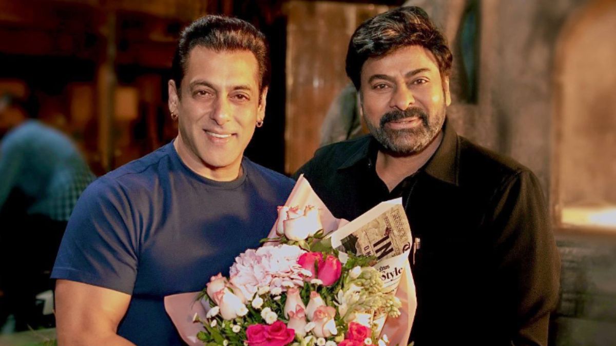 Chiranjeevi Shares BTS Pics With Salman Khan From Sets Of 'Godfather' | See Here