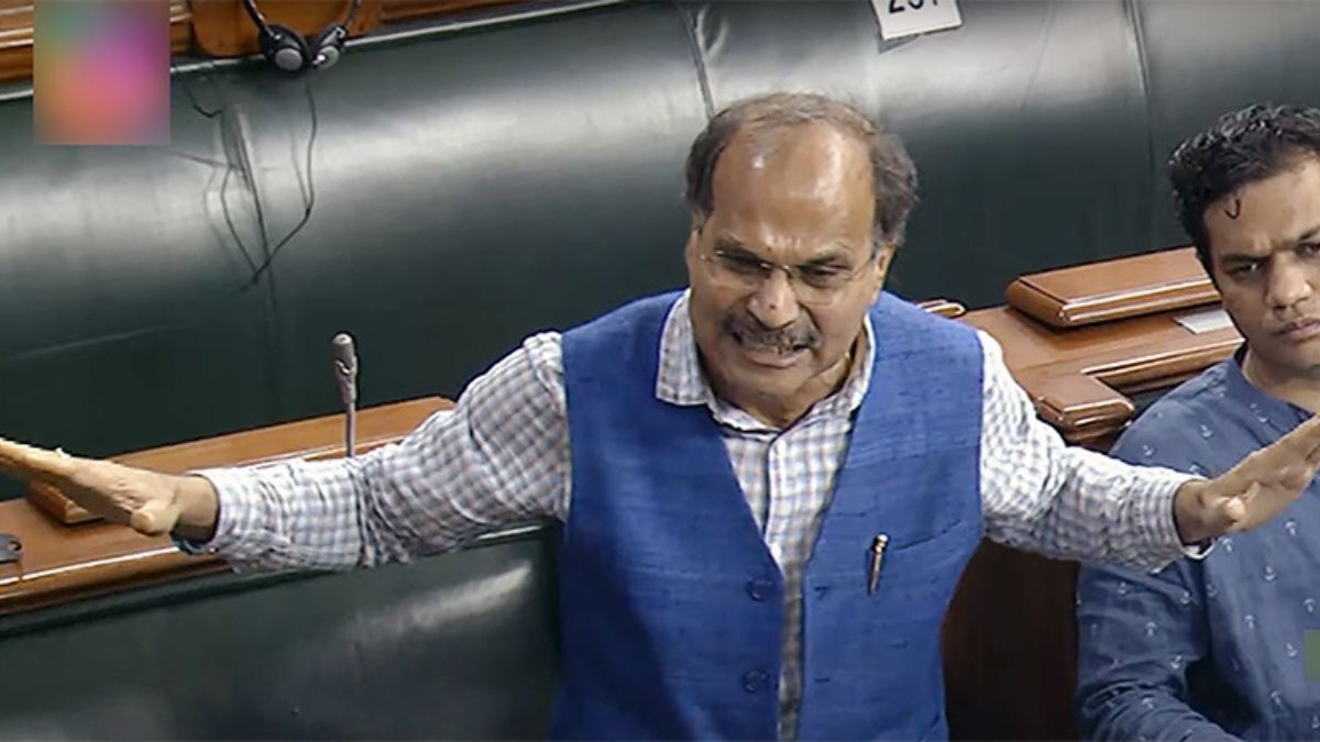 Adhir Ranjan Chowdhury Issues Clarification Over His Rashtrapatni Remark,  Calls It 'Slip Of Tongue'