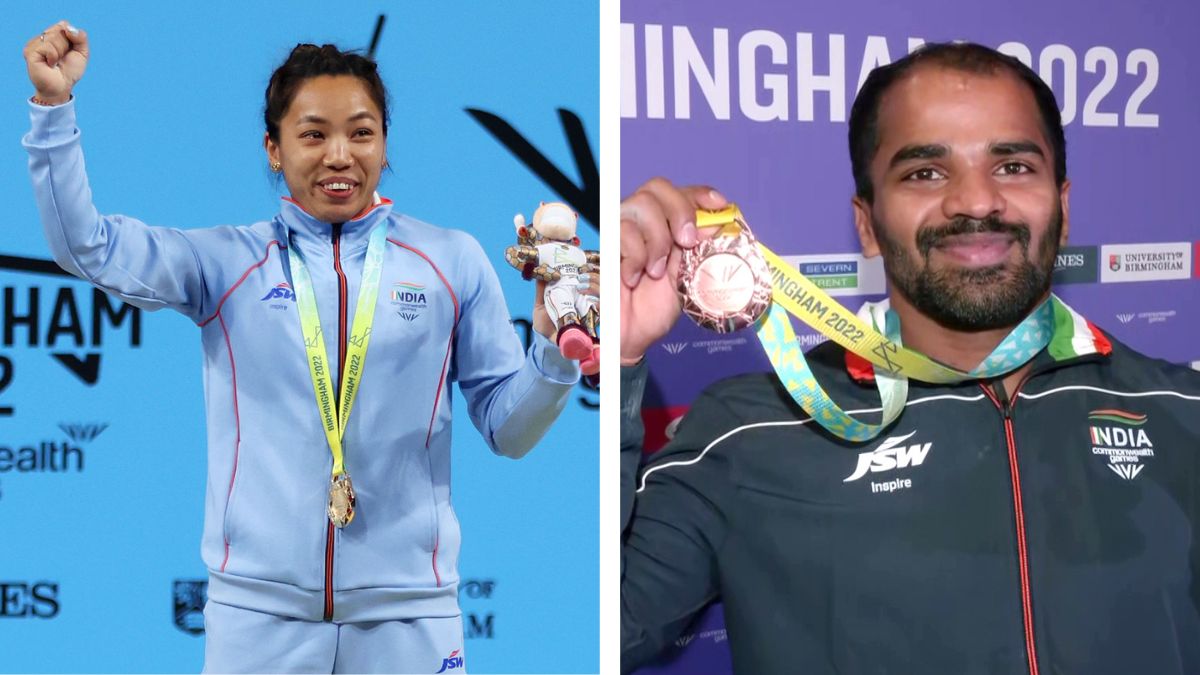 In Pics: Weightlifters Shine As India Win 4 Medals On Day 2 Of Commonwealth Games 2022