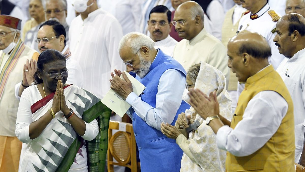 Droupadi Murmu Sworn-In As India's 15th President, 1st Tribal To Hold Highest Post
