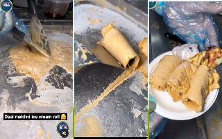 Food Vlogger's Unique Recipe Of Dal Makhni Ice-Cream Roll Frustrates Netizens| Watch
