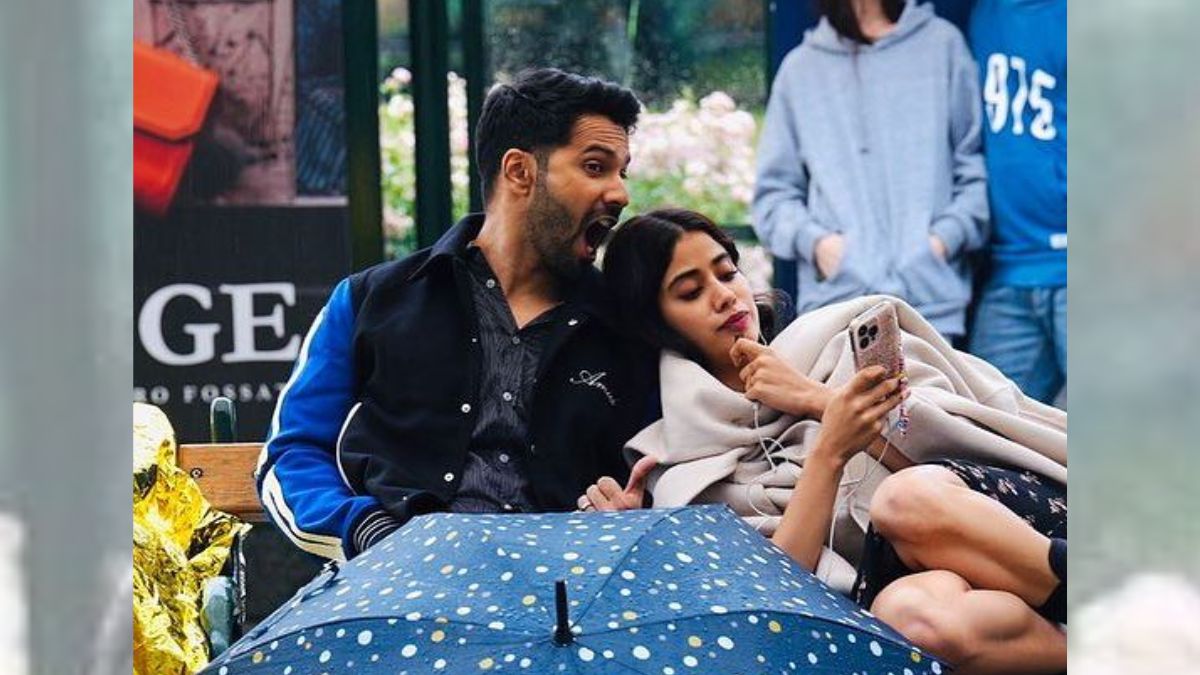 Janhvi Kapoor Shares In Between Take Pictures With Varun Dhawan From Upcoming Film Bawaal