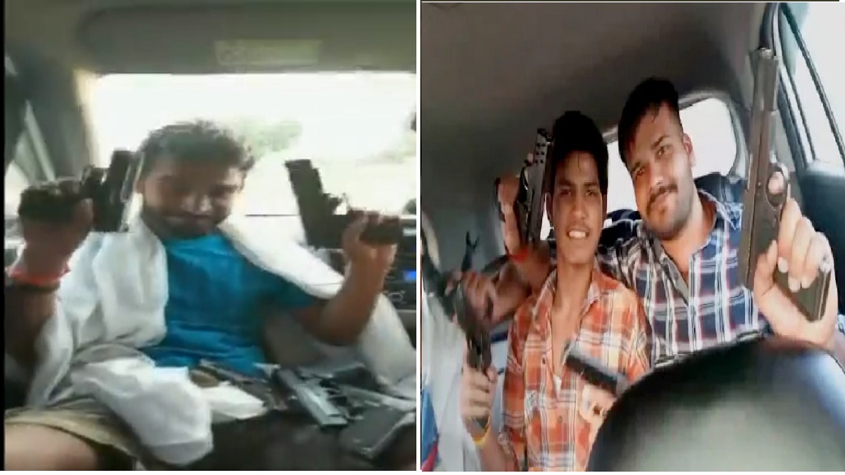 Sidhu Moosewala’s Shooters Seen Brandishing Guns, Celebrating In Car | Watch Video