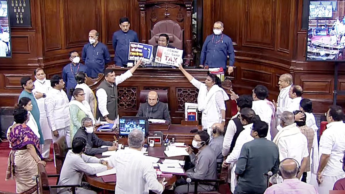Seven TMC Leaders Among 19 Oppn MPs Suspended From Rajya Sabha For Disrupting Proceedings