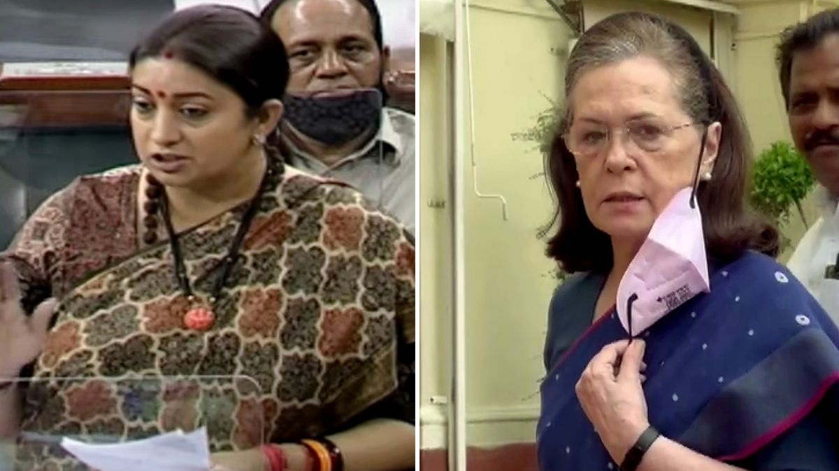 'Rashtrapatni' Row: Congress Cries Foul Over Smriti Irani's Face-Off With Sonia Gandhi; BJP Hits Back