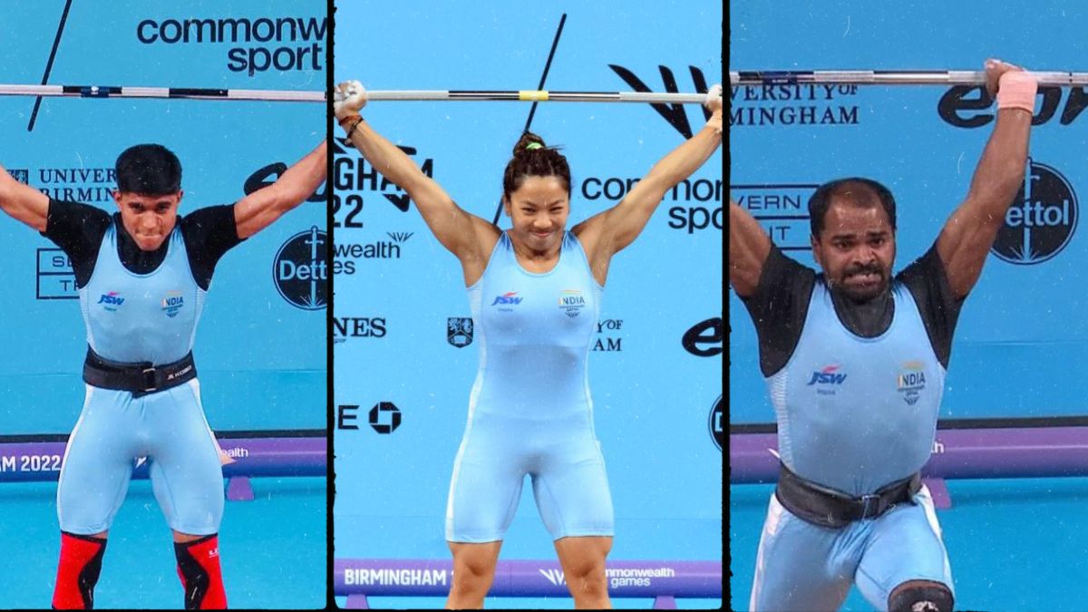 CWG 2022, Day 2: Weightlifters Bring Glory To India In Birmingham As Chanu, Sargar, Gururaja Earn Podium Finishes
