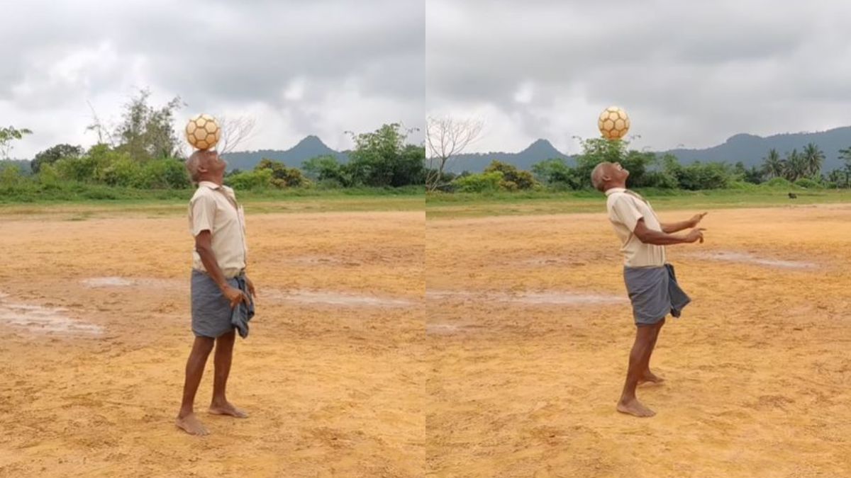 64-Year-Old Kerala Man Juggles Football Like A Champ, Netizens Call Him 'Inspiration' | Watch