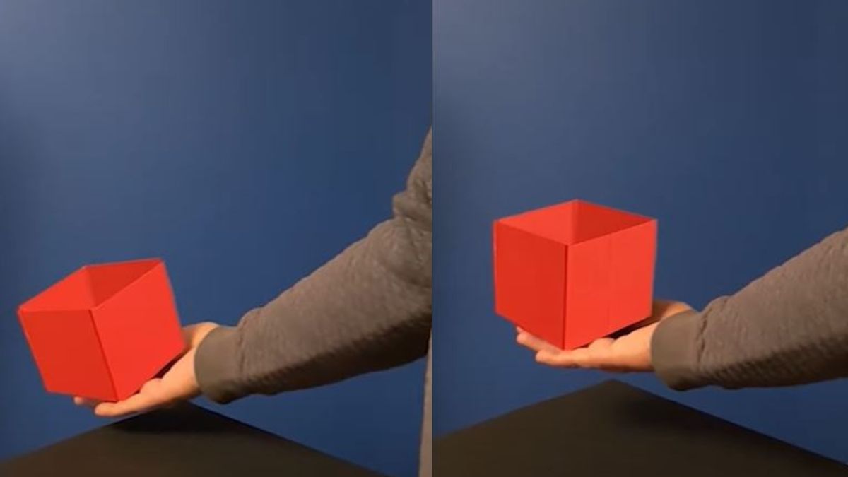 visual illusions cube