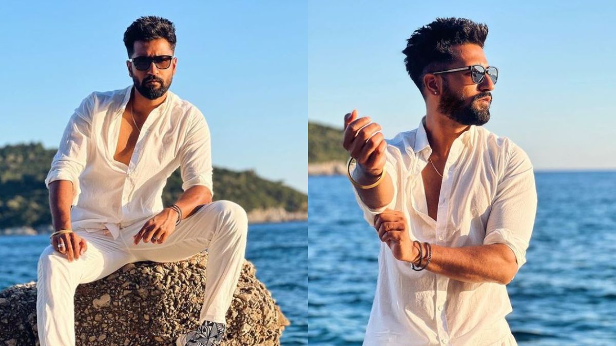 Vicky Kaushal Raises Temperature In All-White Outfit, Shares Dashing ...