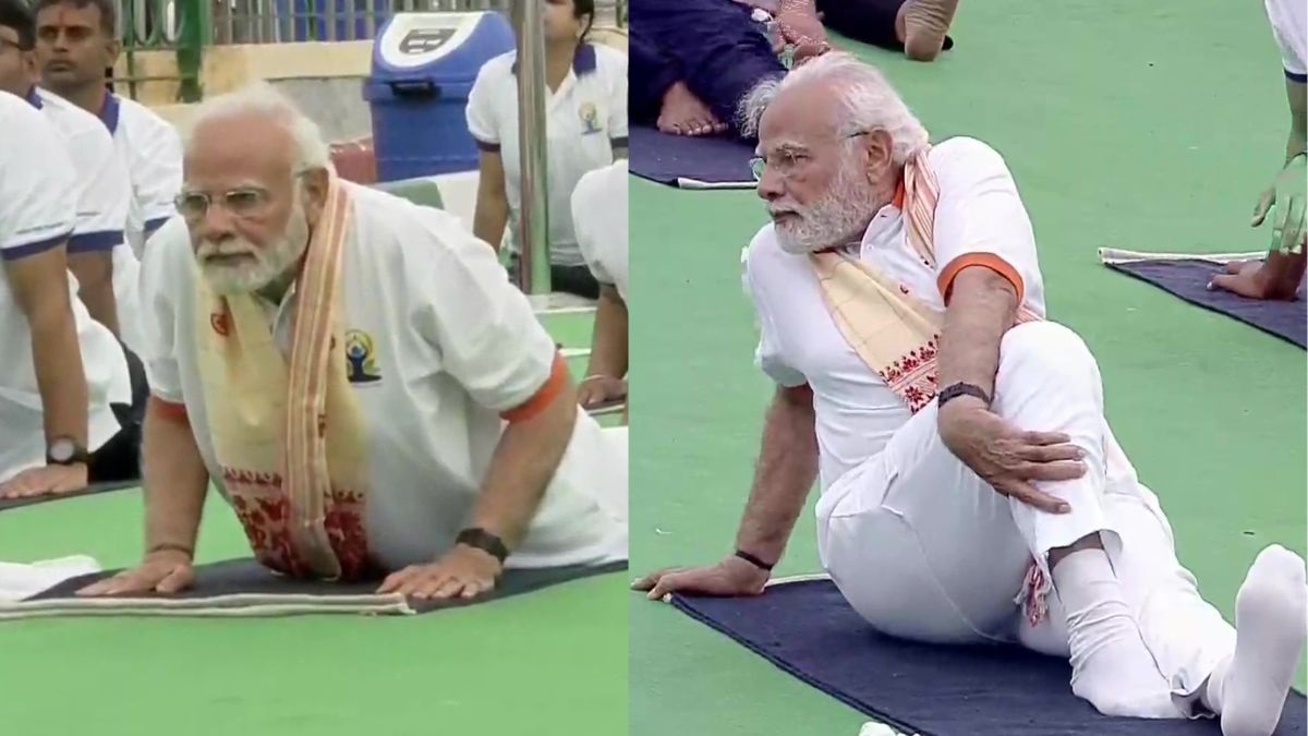 Brings Peace To Our Universe Pm Modi Leads International Yoga Day Celebrations From Mysuru 