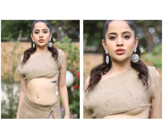 Urfi Javed Makes Outfit From A Jute Bag In 10 Minutes, Netizens Say, 'Creative To Next Level'| Watch