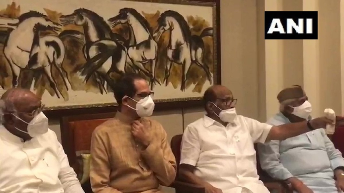 Uddhav Thackeray, Sharad Pawar Meet In MVA's Show Of Solidarity Ahead Of Rajya Sabha Polls 